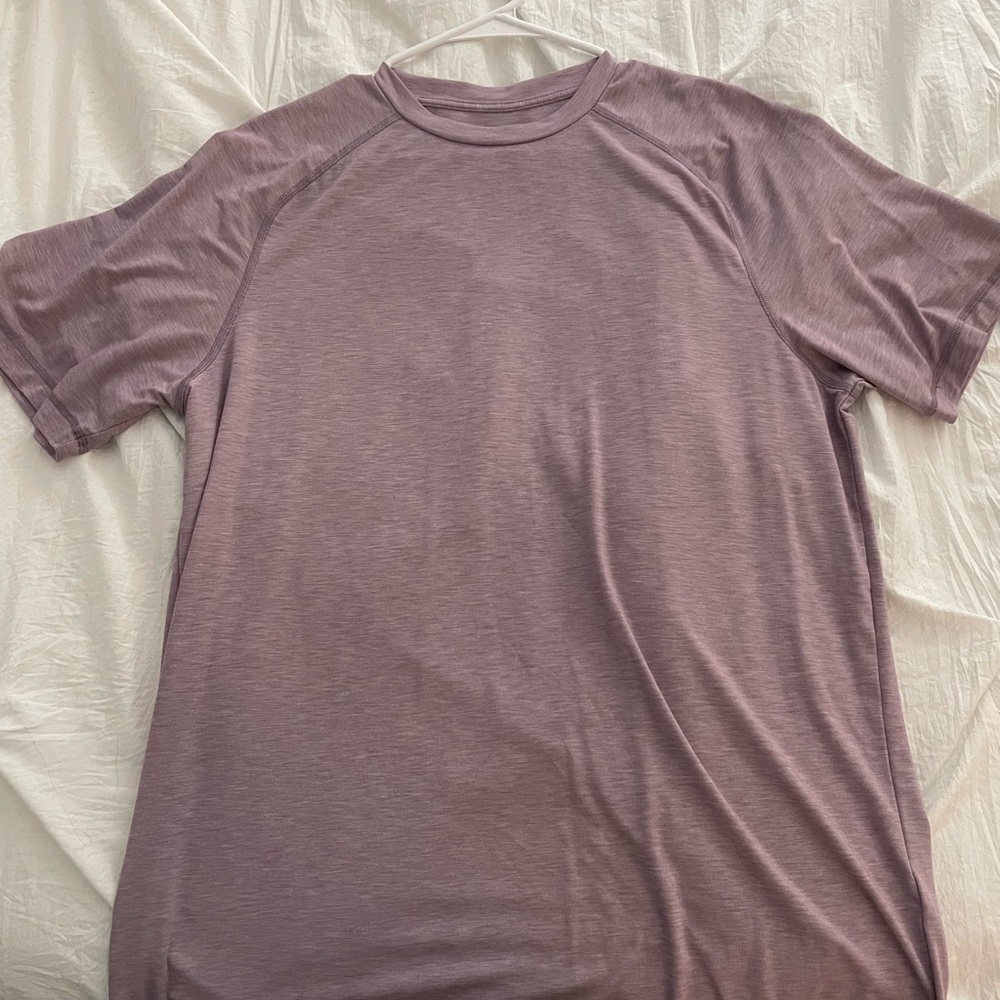 Banana Republic BR Standard Train Shirt - Heather Pink Size L